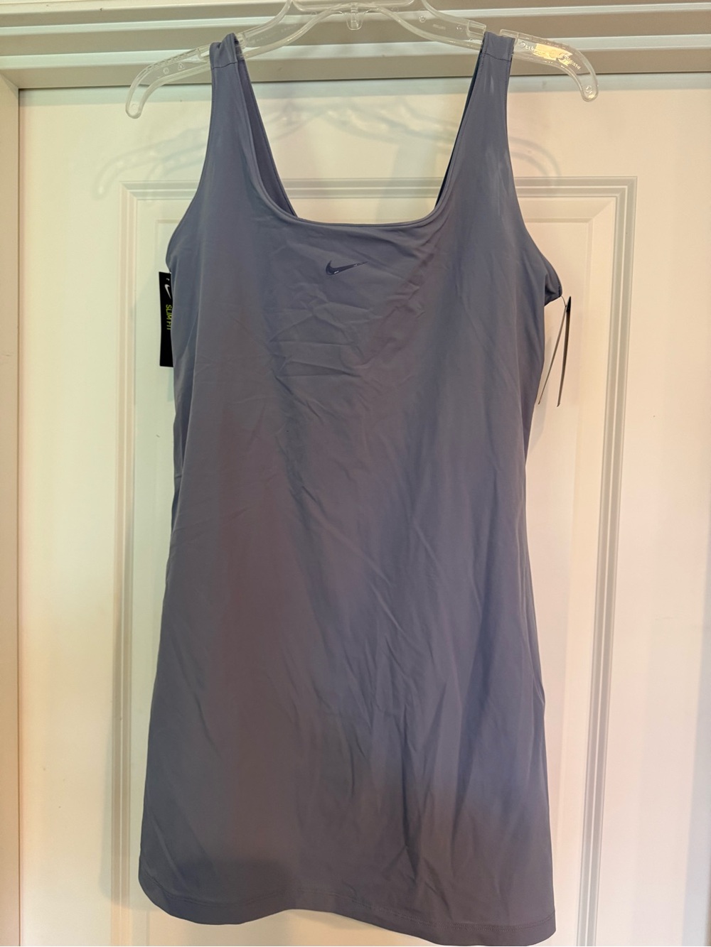 Nike Women’s Lavender Scoop Neck Tank Dress with built in Shorts